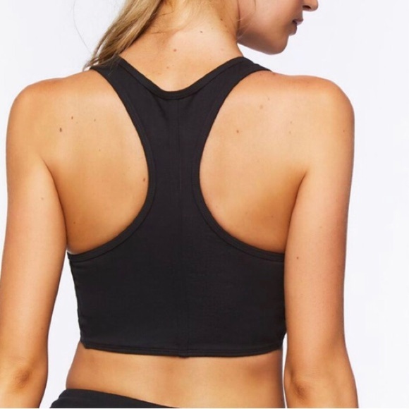 Forever 21 Mesh Corset Longline Sports Bra NWT - Picture 2 of 5